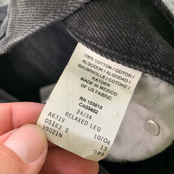 Harley-Davidson Motorcycles Jeans Mens 34x34 Black Denim Relaxed Fit *READ DESC* - Picture 9 of 16